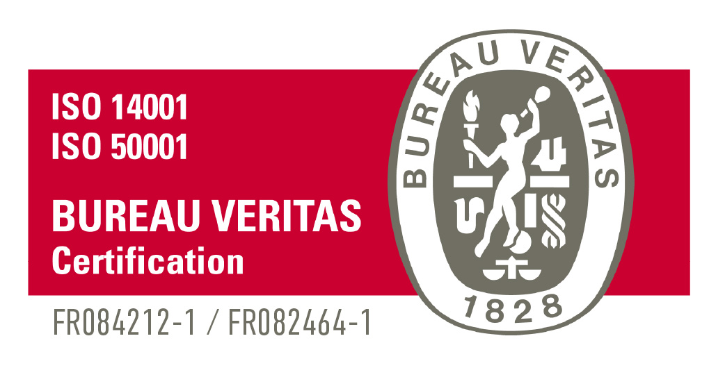 Logo ISO 14001 et ISO 50001 Isigny Sainte-Mère